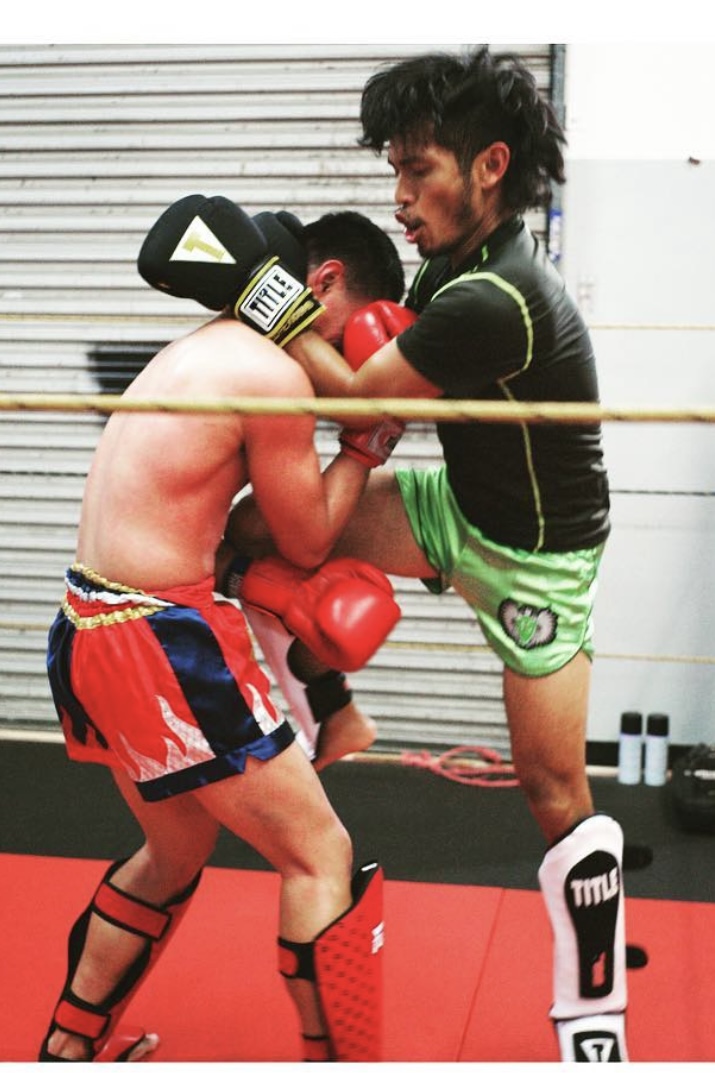 Sparring Clinch Knee